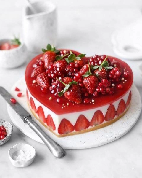 Patisse - Tortownica serce zapinana 20cm SILVER-TOP