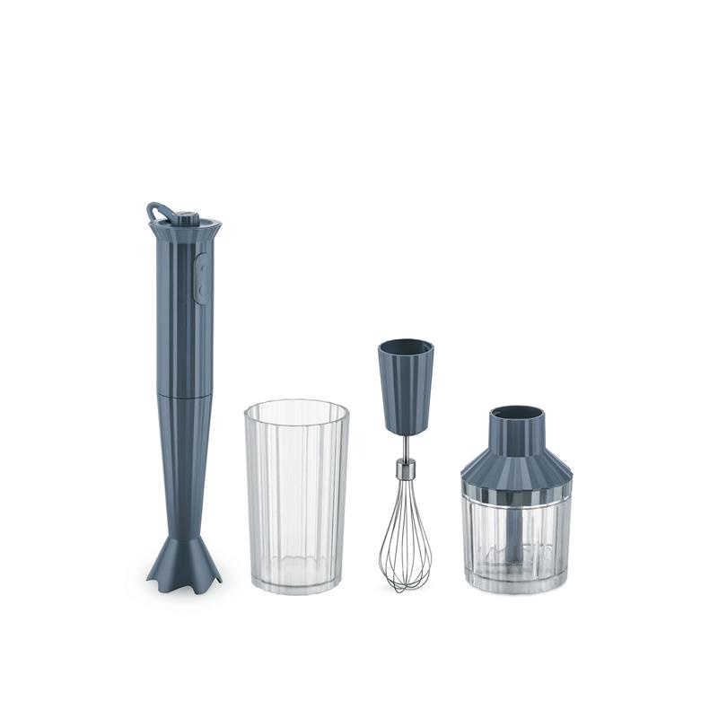 Alessi - zestaw z blenderem, szary Plisse