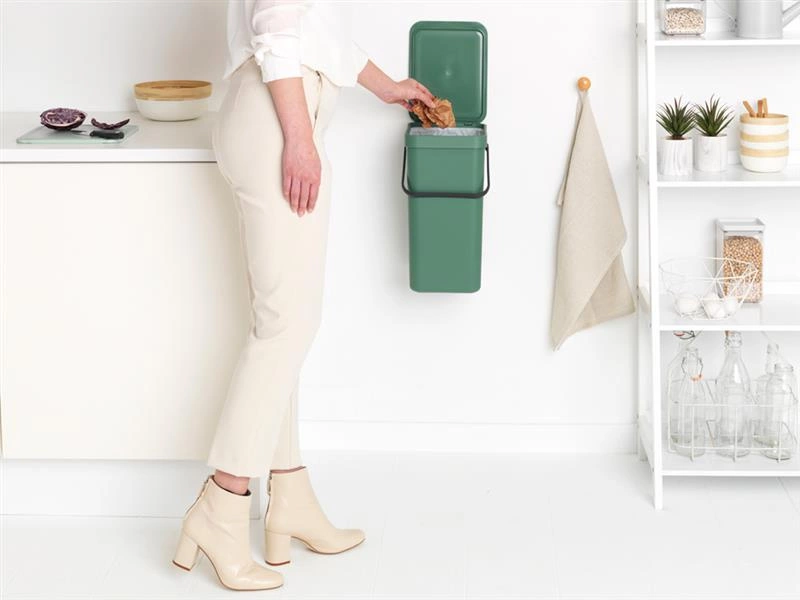 Brabantia - kosz na śmieci Sort'n'Go 16 L zielony