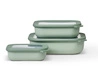 Mepal - Zestaw 3 misek Cirqula prostokątna 500 1000 2000 Nordic Jade