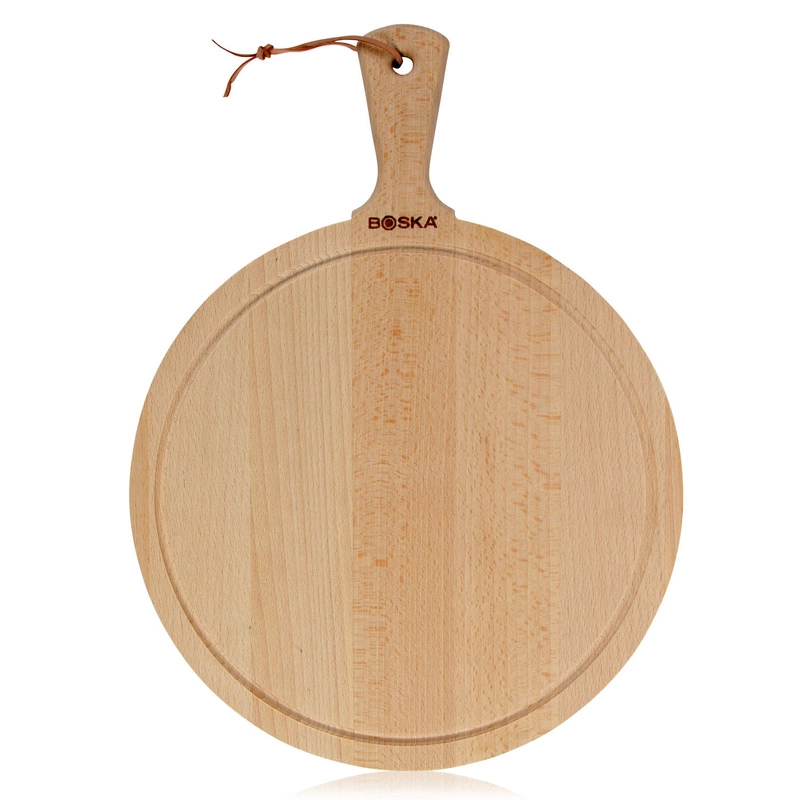 Boska - Deska do serwowania okrągła Amigo L buk