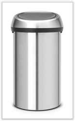 Brabantia - Kosz na śmieci Touchbin 60 l stal matowa