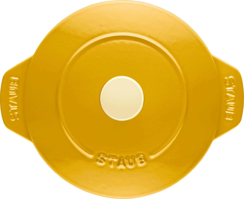 Staub - LA COCOTTE Mały garnek żeliwny wysoki 16 cm cytrynowy