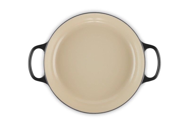 Le Creuset - garnek Gourmet Profesjonalny żeliwny 30 cm 3,5 l czarny
