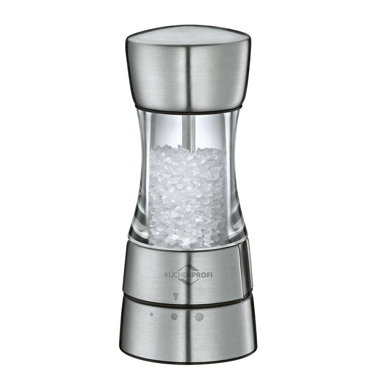 Kuchenprofi - młynek do pieprzu lub soli, śred. 6 x 14 cm, akryl/stal nierdzewna Monaco