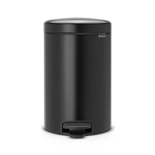 Brabantia - kosz pedałowy 12 L czarny mat