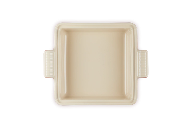 Le Creuset - Kwadratowa Forma z Pokrywką 23 cm Wiśniowy