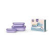 Mepal - Zestaw 3 misek Cirqula prostokątna 500 1000 2000 Nordic Lilac