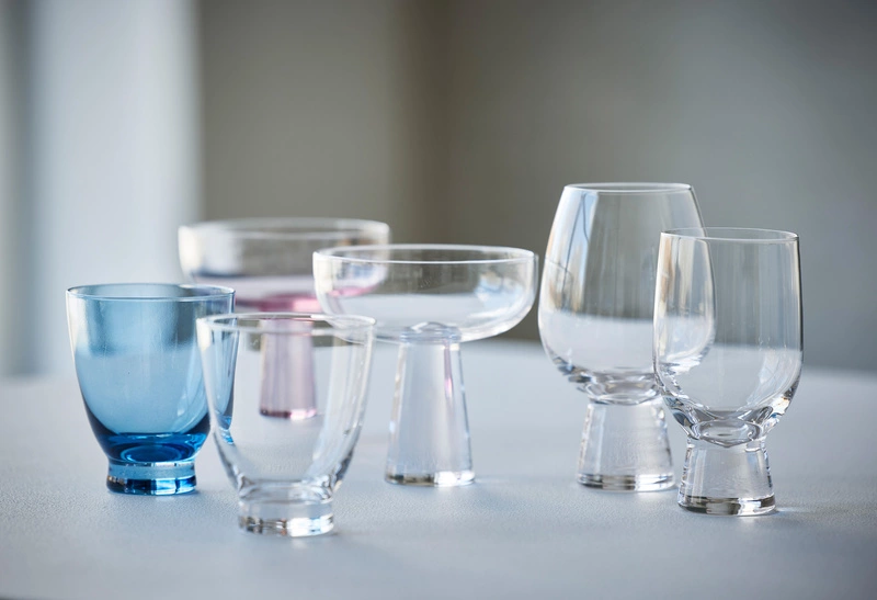 Bitz - Zestaw 2 sztuk kieliszków do szampana Statue Pink