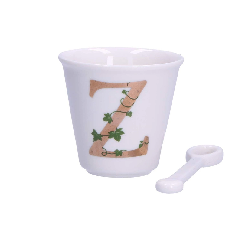 La Porcellana Bianca - filiżanka z łyżeczką 75 ml, Wzór Z Unico