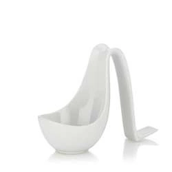 Kela - stojak na łyżkę, porcelana Cuchara
