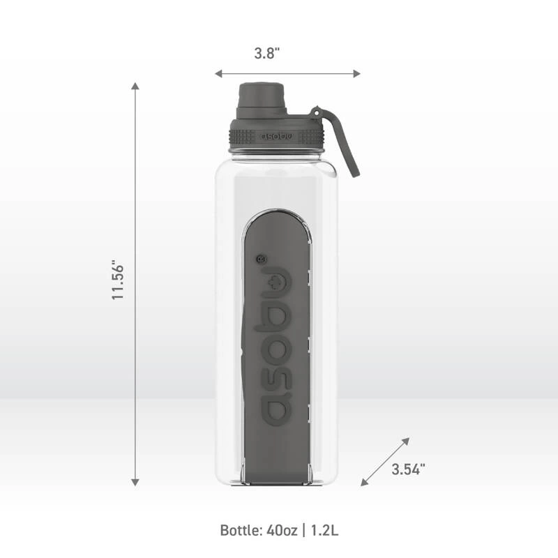 Asobu - Butelka ELECTROLYTE BLACK, 1,2L