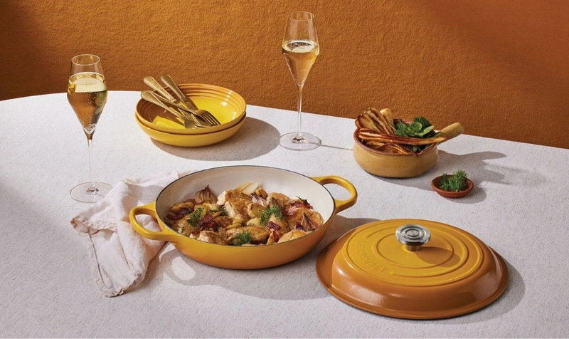 Le Creuset - garnek Gourmet Profesjonalny żeliwny 30 cm 3,5 l nectar
