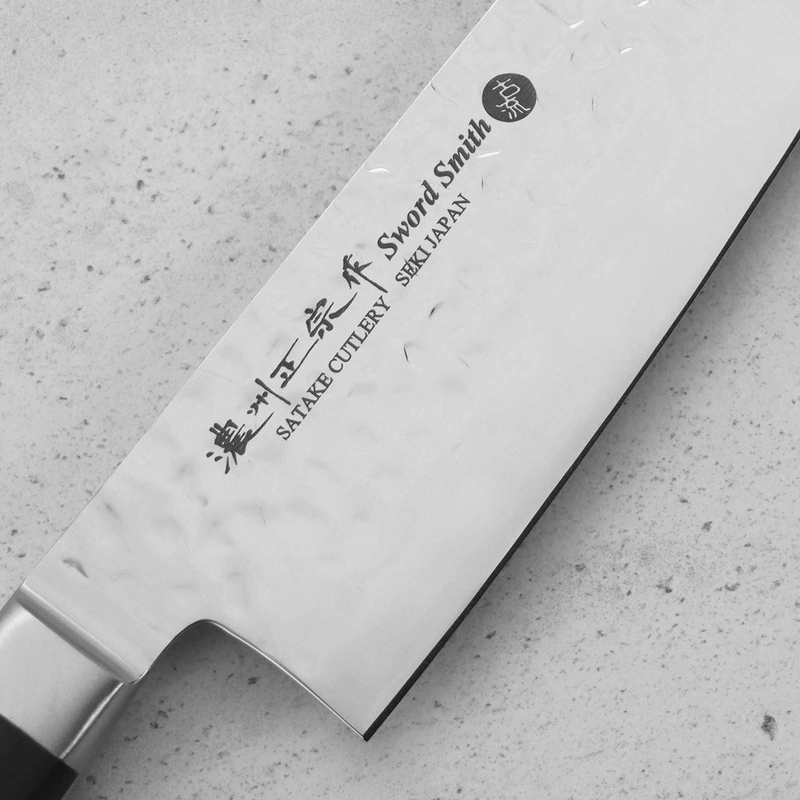 Satake - Noushu Nóż Santoku 17cm w drewnianym pudełku