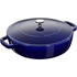 Staub - głęboka patelnia żeliwna Chistera niebieska 28 cm