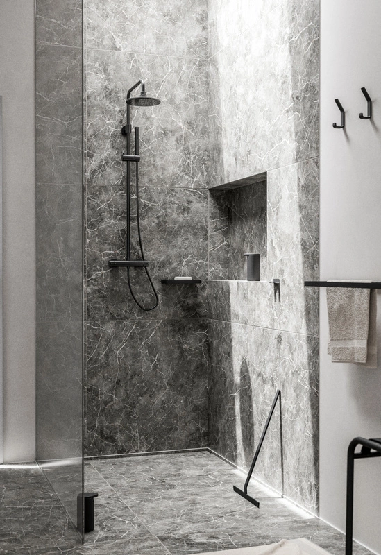 Zone Denmark - Półka łazienkowa 44 cm Rim Black