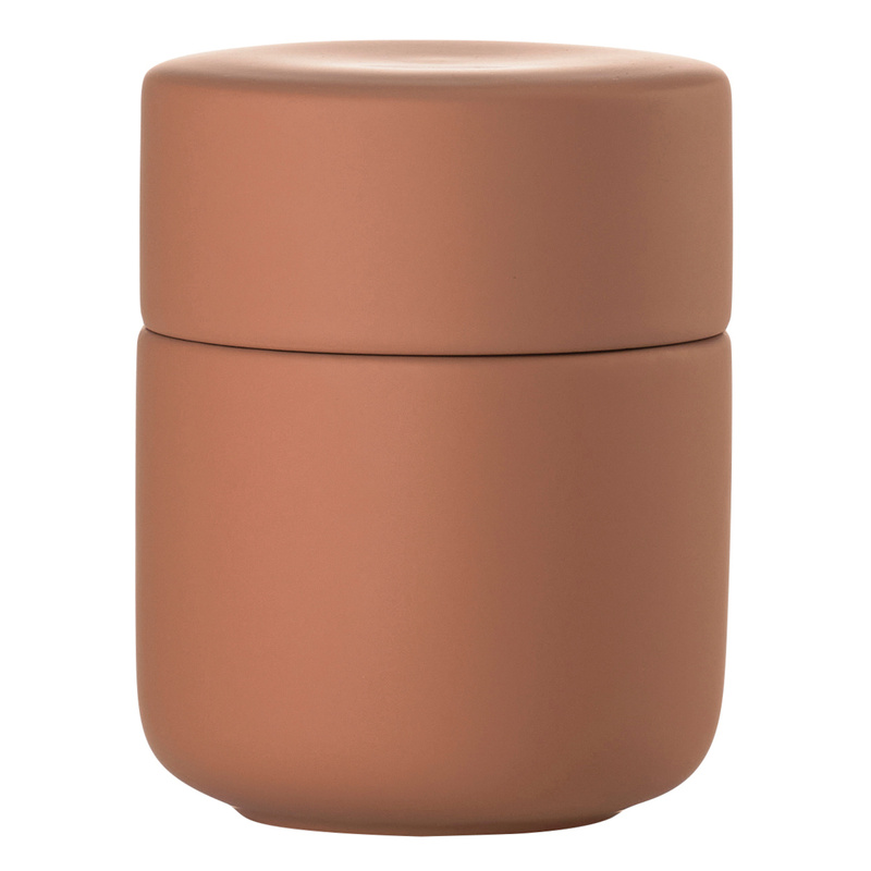Zone Denmark - Pojemnik z pokrywą Ume Terracotta