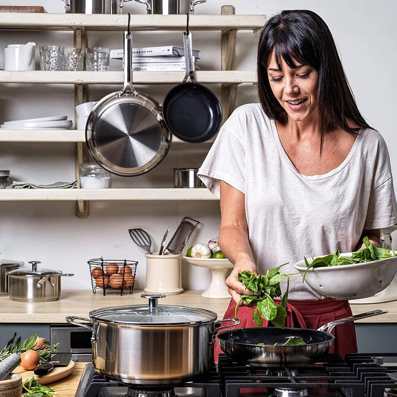 KitchenAid - Patelnie stalowe z powłoką 20 + 28 cm