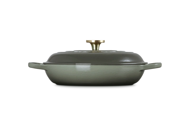 Le Creuset - garnek Gourmet Profesjonalny żeliwny 30 cm 3,5 l thyme