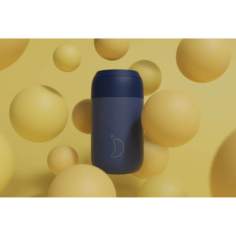 Chilly's Bottles - Termiczny kubek do kawy Chilly's 500ml Niebieski Series 2
