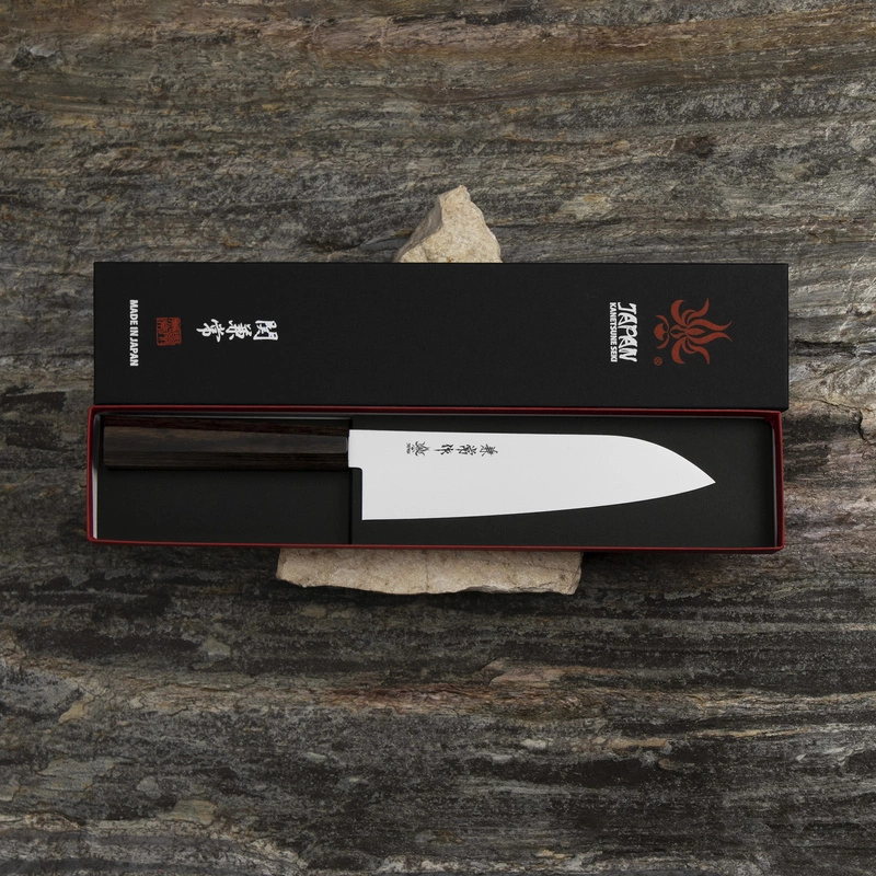 Kanetsune Seki - Ichizu VG-10 Mono Nóż Santoku 18 cm