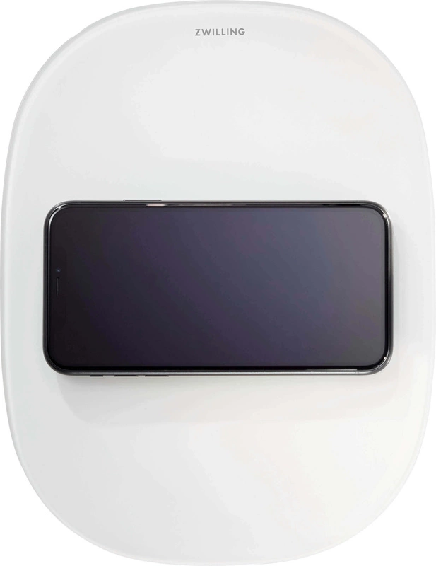 Zwilling - waga cyfrowa z funkcją ładowania, biały Enfinigy