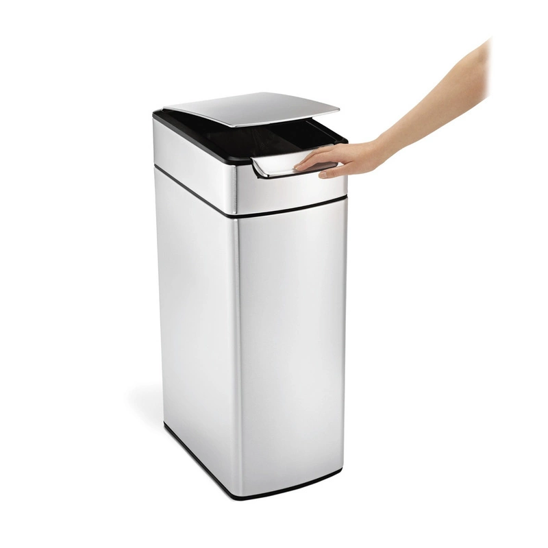 Simple Human - kosz na śmieci 40 l Touch-Bar Slim stal FPP