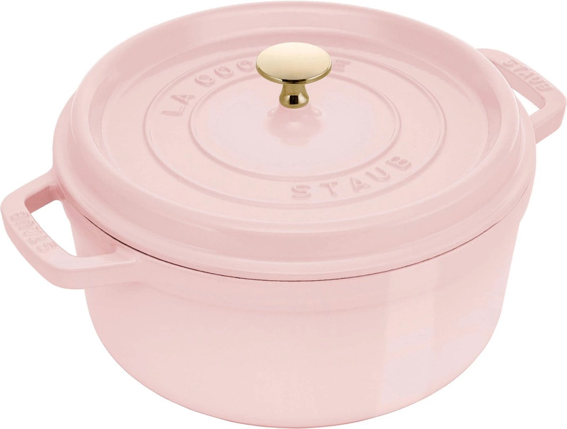 Staub - Garnek żeliwny okrągły 6.7 ltr, różowy