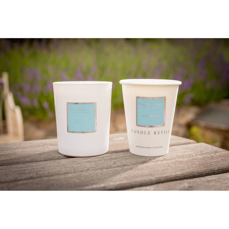 Max Benjamin - Wkład do świecy zapachowej 190g - Acqua Viva Classic