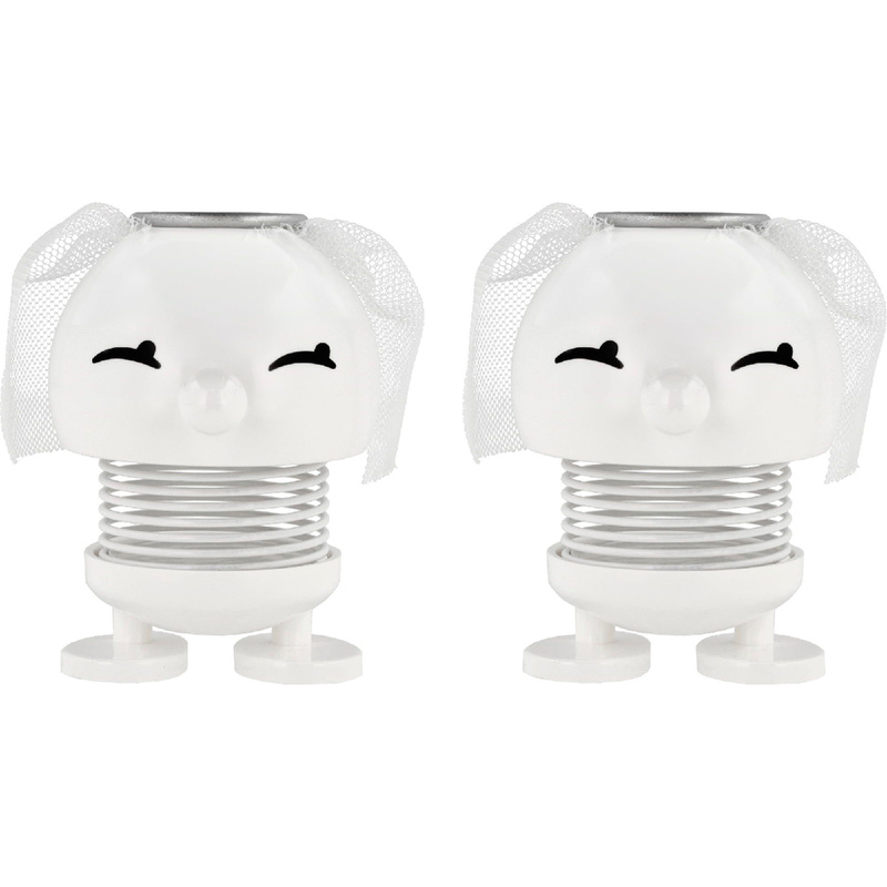 Hoptimist - Figurki Hoptimist Bride & Bride 2 szt. białe
