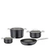 Spring - zestaw garnków z powłoką nieprzywierającą, 4 el. 3 garnki + patelnia 28 cm MERIDIAN INTENSE PRO