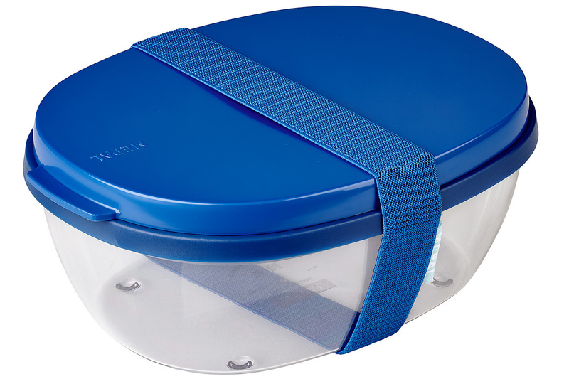 Mepal - Saladbox Ellipse vivid blue
