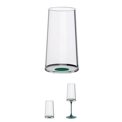 Trebonn - SplitGlass - kieliszek do szampana w?
ski zielony 2 sztuki