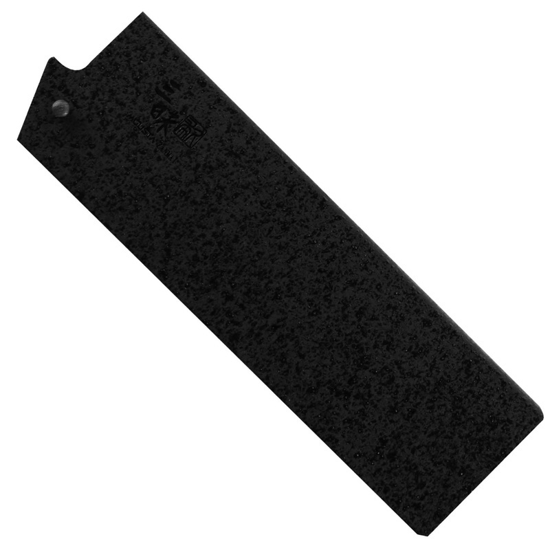 Mcusta - Drewniana Saya Black ochraniacz na nóż Nakiri 16,5 cm