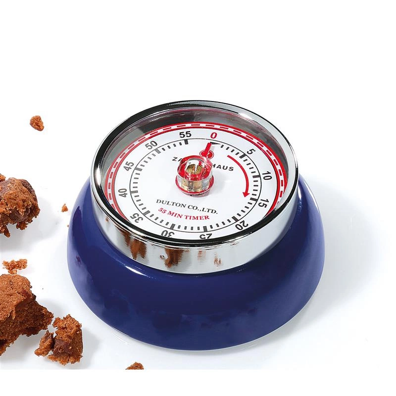 Zassenhaus - timer mechaniczny, śred. 7,5x4 cm, granatowy Speed