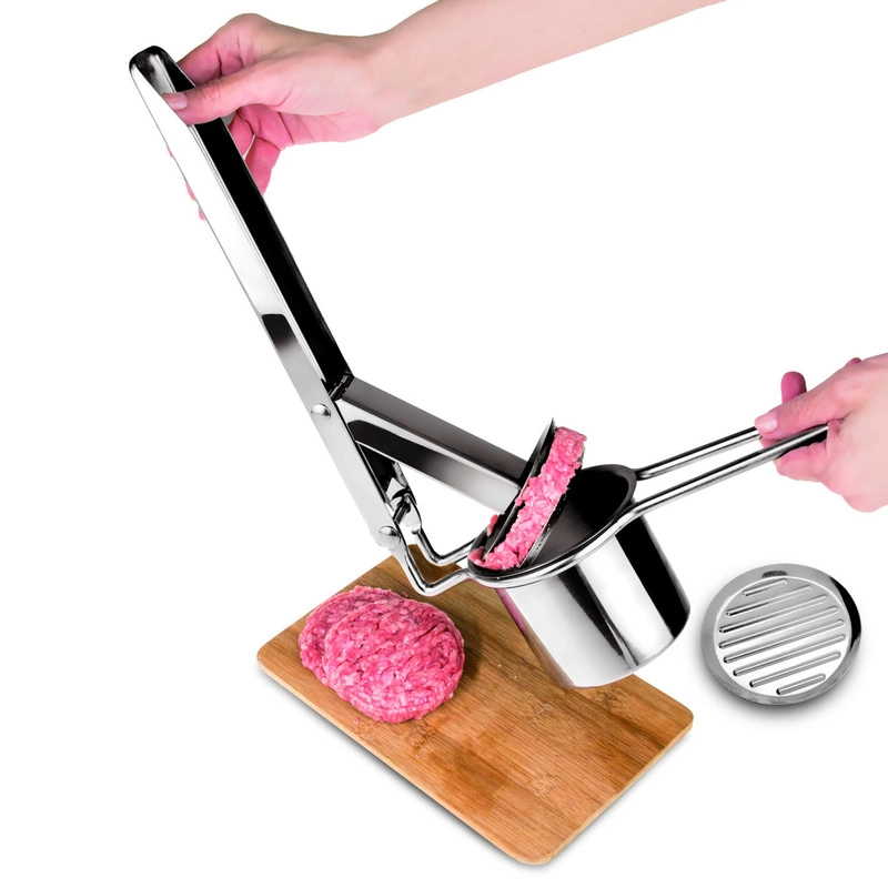 IDEALE - Praska do ziemniaków z 4 dyskami, stal