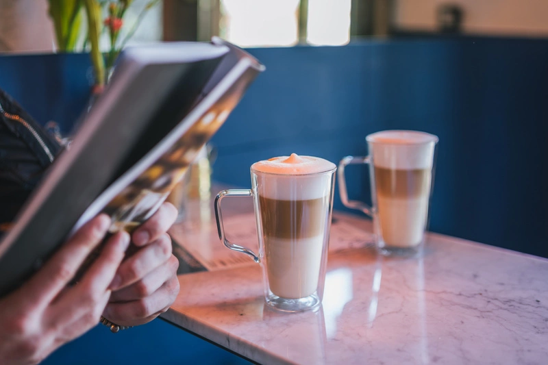 Vialli Design - Komplet 2 szklanek do latte 350ml Diva