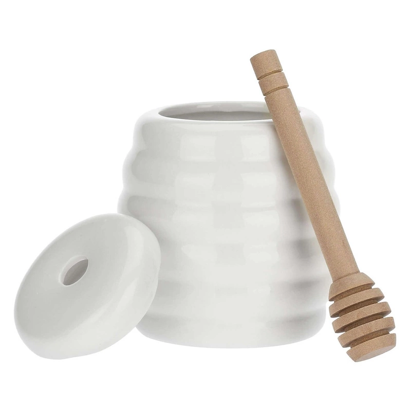 La Porcellana Bianca - pojemnik na miód z czerpakiem Menage