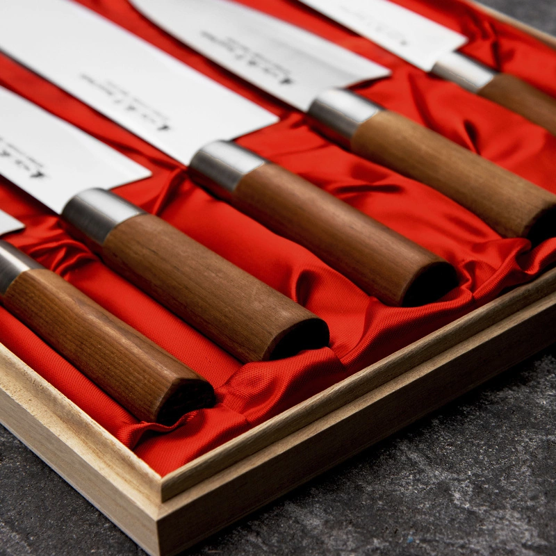 Satake - Masamune Zestaw 5 noży w drewnianym pudełku
