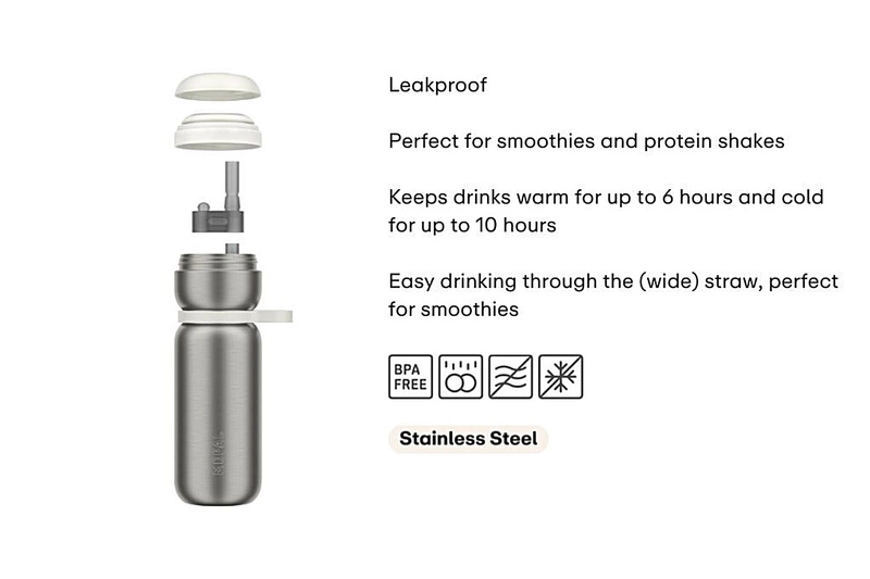 Mepal - Butelka sportowa termiczna Twist Active 600 ml Midnight Blue