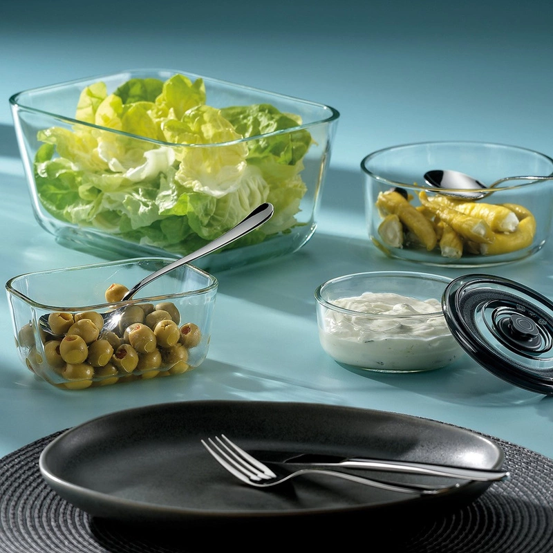 Kela - Pojemnik okrągły hermet.szklany 0,7 l Aurelia