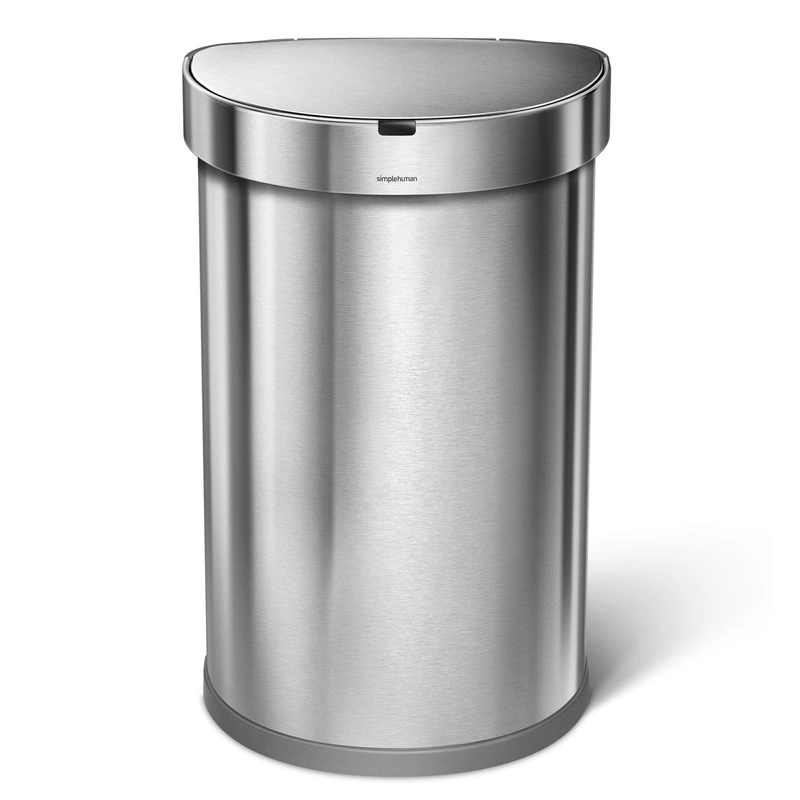 simplehuman - Kosz na śmieci 45L SENSOR LINER POCKET półokrągły