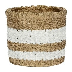 RITUALI DOMESTICI - PUEBLO Rustykalna osłonka na doniczkę M