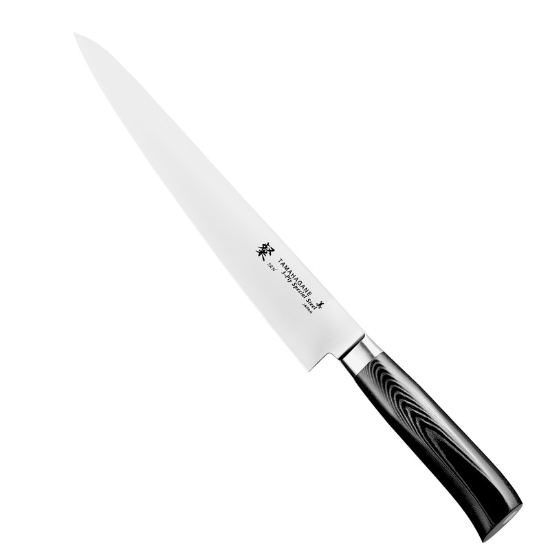 Tamahagane - SAN Black Nóż Sujihiki 24cm