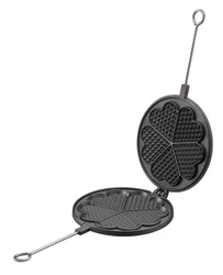 Skeppshult - Gofrownica żeliwna - 21 cm, czarny