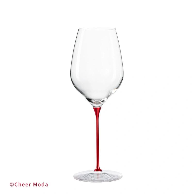 Cheer Moda - Kieliszek do wina Lava Glass czerwony
