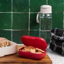 Amuse -  Butelka na wodę 500 ml z uchwytem - beżowa