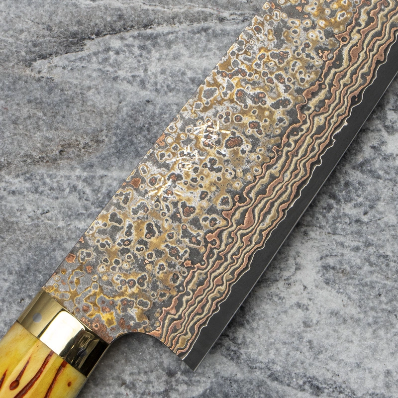 Takeshi Saji - OBB Black VG-10 Color Nóż Szefa kuchni 24 cm