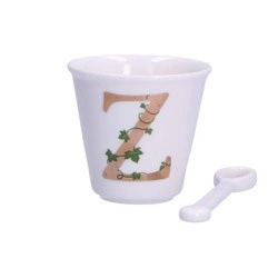 La Porcellana Bianca - filiżanka z łyżeczką 75 ml, Wzór Z Unico