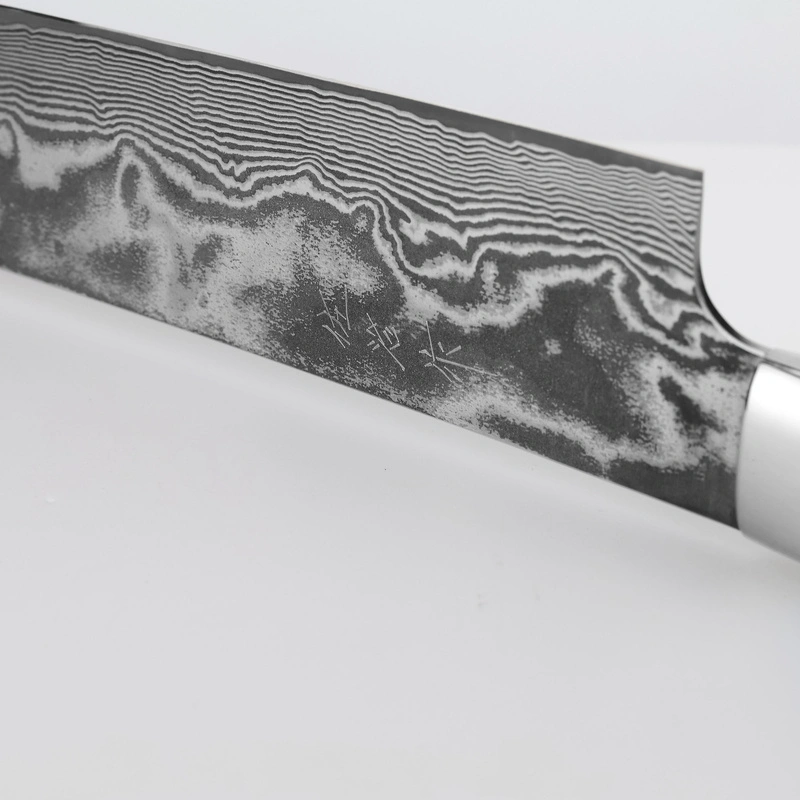 Takeshi Saji - BTQ R-2 Damascus Nóż Sakimaru 39 cm
